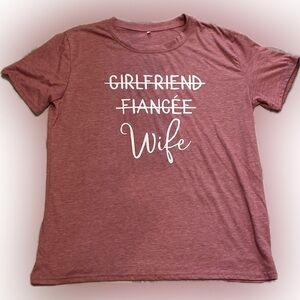 Red and White Relaxed Short Sleeve Tee